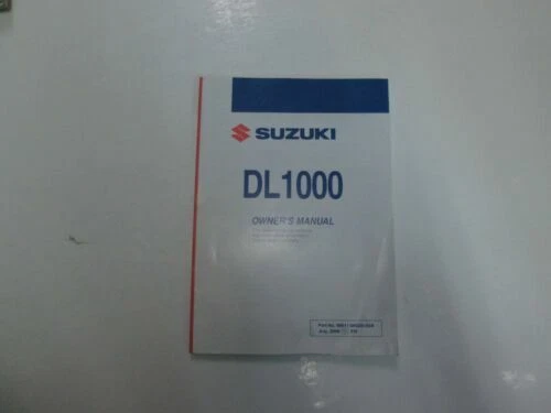 Manuales de operador y de dueño Suzuki