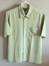Quicksilver Men  s Rayon Performance Polo Shirt - Small - Green