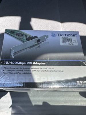 Trendnet 10/100 Mbps Pci Adapter Sealed Brand New