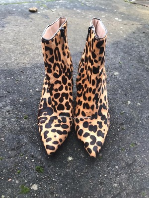 office leopard print boots