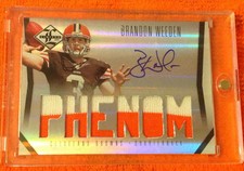 2012 Limited BRANDON WEEDEN RC PATCH AUTO #071/199 Made Phenom Cowboys Autograph