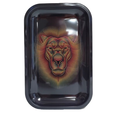 LION - 11'' X 7'' Rolling Tray - Free Shipping