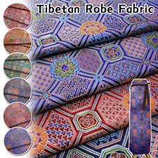 DIY Chinese Style Ancient Costume Stage Fabric Mongolian Tibetan Robe Fabric