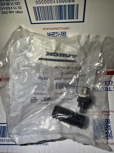 Turck BS8151-0/PG9 Connector, M12 Eurofast, Straight 5 Pin Male, 125VAC - NEW - Picture 2 of 2