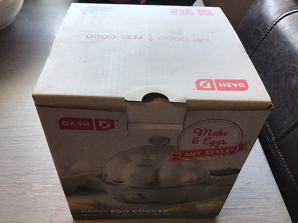 Dash Rapid Electric Egg Cooker with 6 Egg Capacity for Quick Cooking
