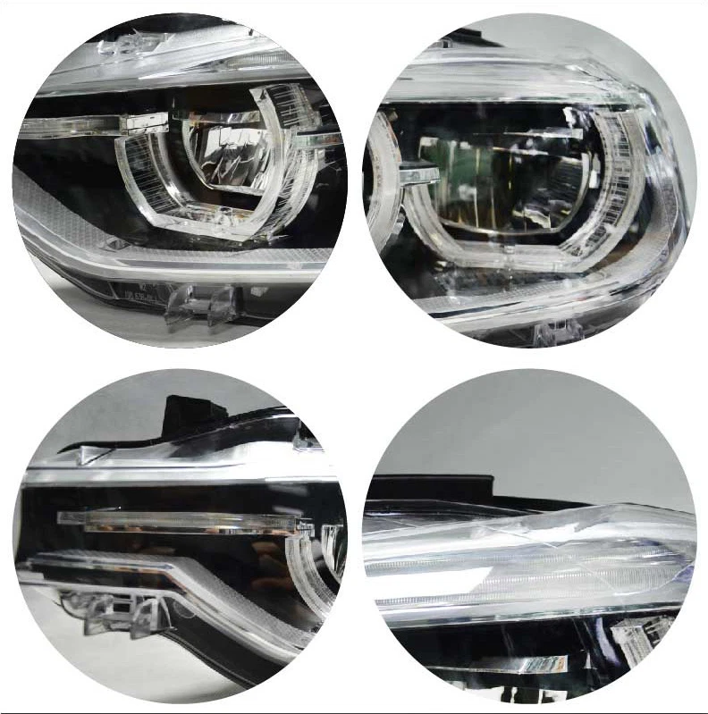 Pair For 2016-2019 BMW 3 Series F30 LED LCI Headlight Non Adaptive 320i 330i 328 - Image 3 of 4