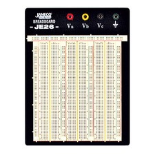 Jameco Valuepro WBU-206-R 2390-Point Solderless Breadboard 6.9"Lx5.8"W