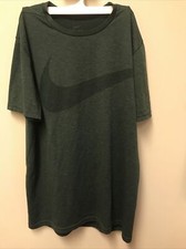 Nike Pro Dri Fit Men Dark Green Training T-Shirt Tee Jersey Medium