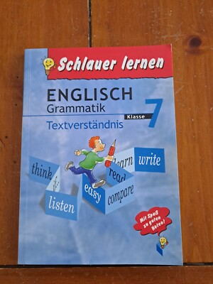 Englisch Grammatik Textverstandnis Klasse 7 Paperback