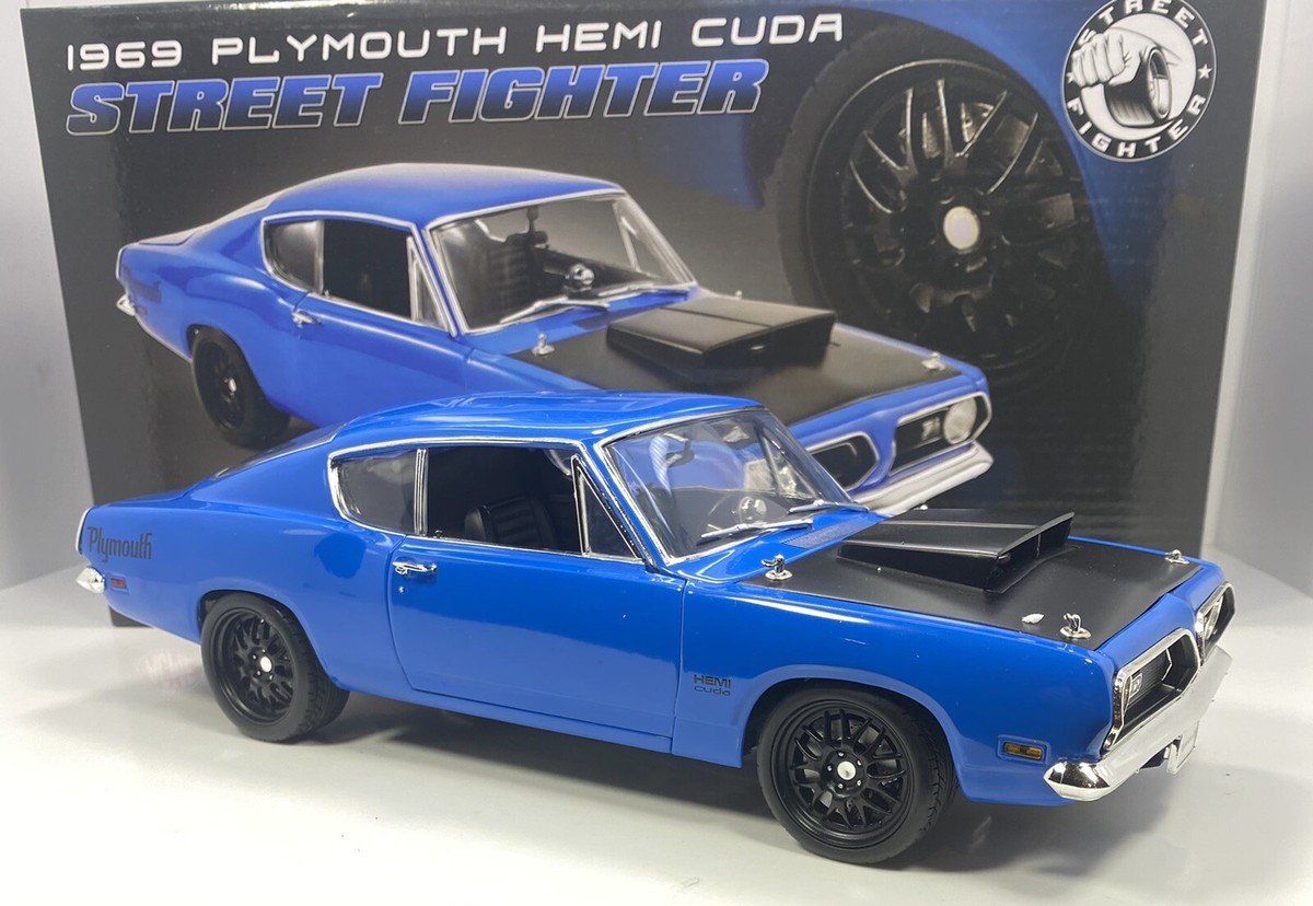 GMP/ACME 1/18 Scale 1969 PLYMOUTH HEMI CUDA”STREET FIGHTER VERSION