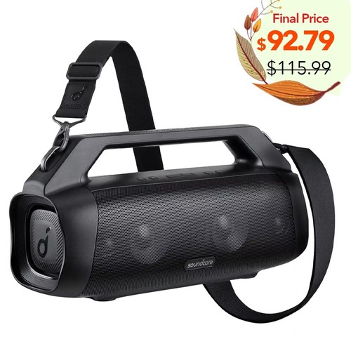 Anker Soundcore Motion Boom Plus Portable Bluetooth Speaker Outdoor 80W |Refurb