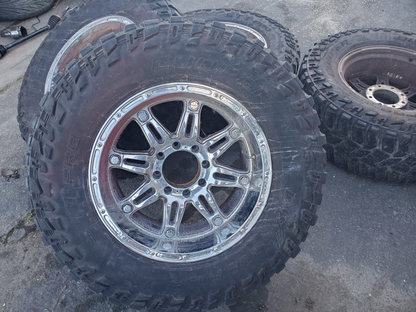 DISCOVERER 37X13. 50R20LT WHEELS SET 4 WITH TIRES OEM | eBay