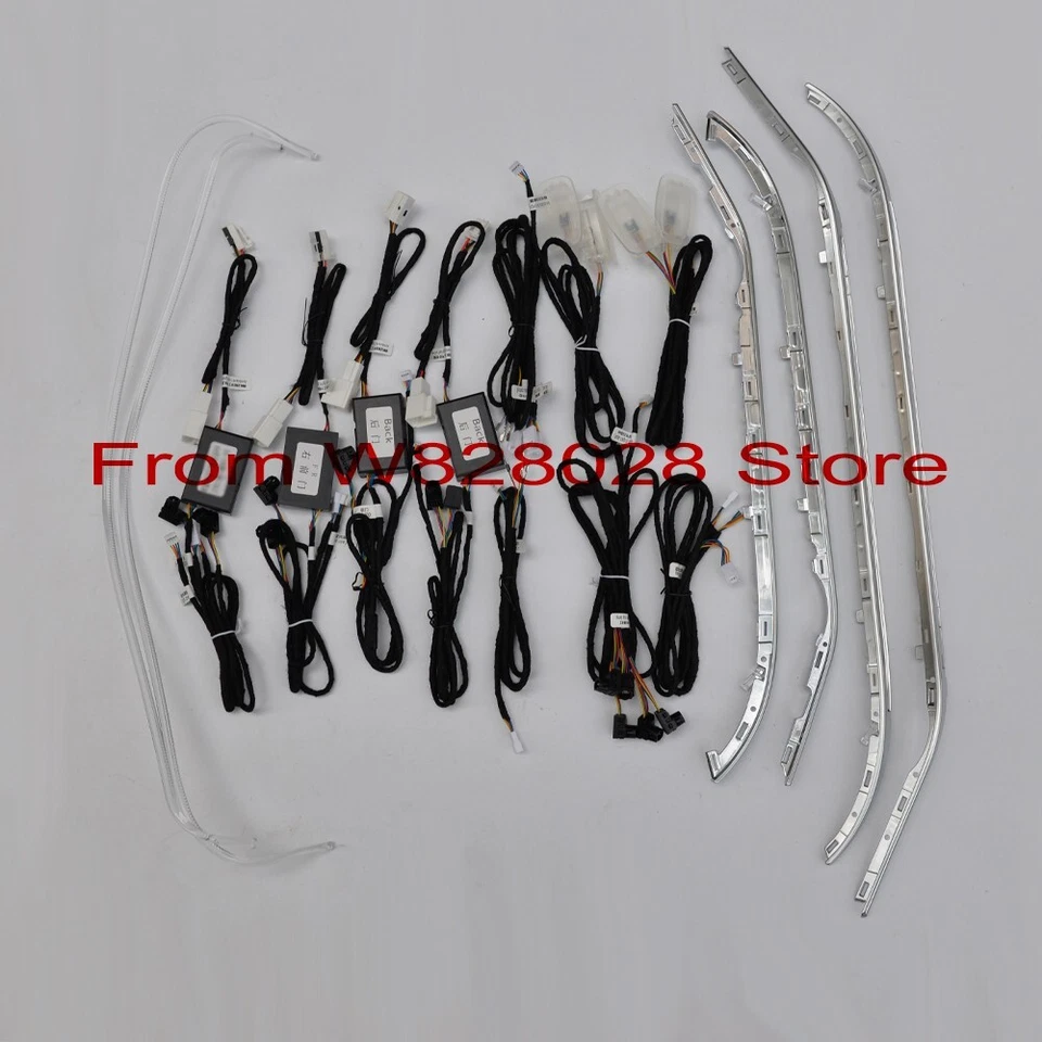 64 Colors Ambient Light Atmosphere Lamp Set For Mercedes-Benz C W205 GLC X253 Foto 2 de 4