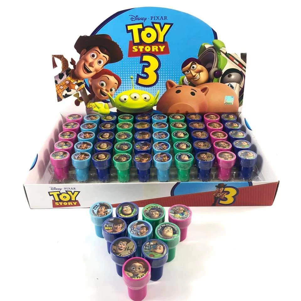 Estampillas de tinta de Toy Story de Disney regalos de fiesta de cumpleaños bolsa de regalo estampillas de relleno Foto 3 de 4