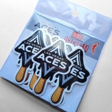 Las Vegas Aces WNBA Cute ice cream Logo Stickers pack of 10 ! Party Favors gifts