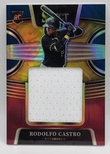 Rodolfo Castro 2022 Select Jumbo Rookie Jersey Relic Tri-Color #'d/99  #RJS-RO