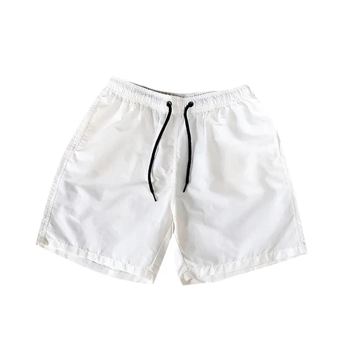 Herren Freizeit Lose Shorts Taschen Kordelzug Einfarbig Strand Basic Shorts - Bild 18 von 64