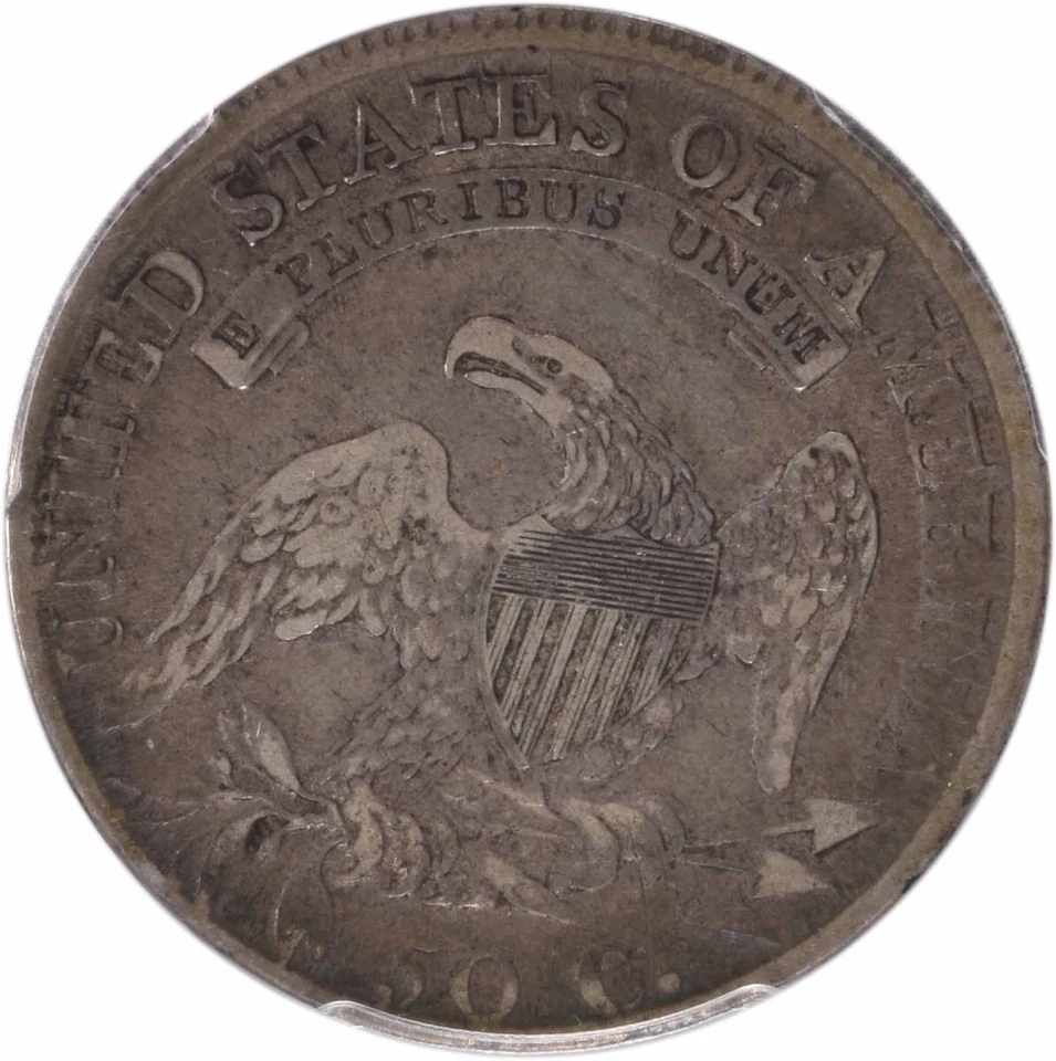 1811/10 Bust Silver Half Dollar VF30 PCGS (CAC) - Image 4 of 4