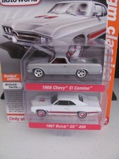 Auto World GM Classics 1966 El Camino  67 Buick GS 400 NEW IN BOX Ltd Ed 2A