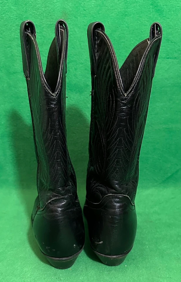 Botas occidentales negras vintage Code West para mujer talla 10 M Foto 3 de 4