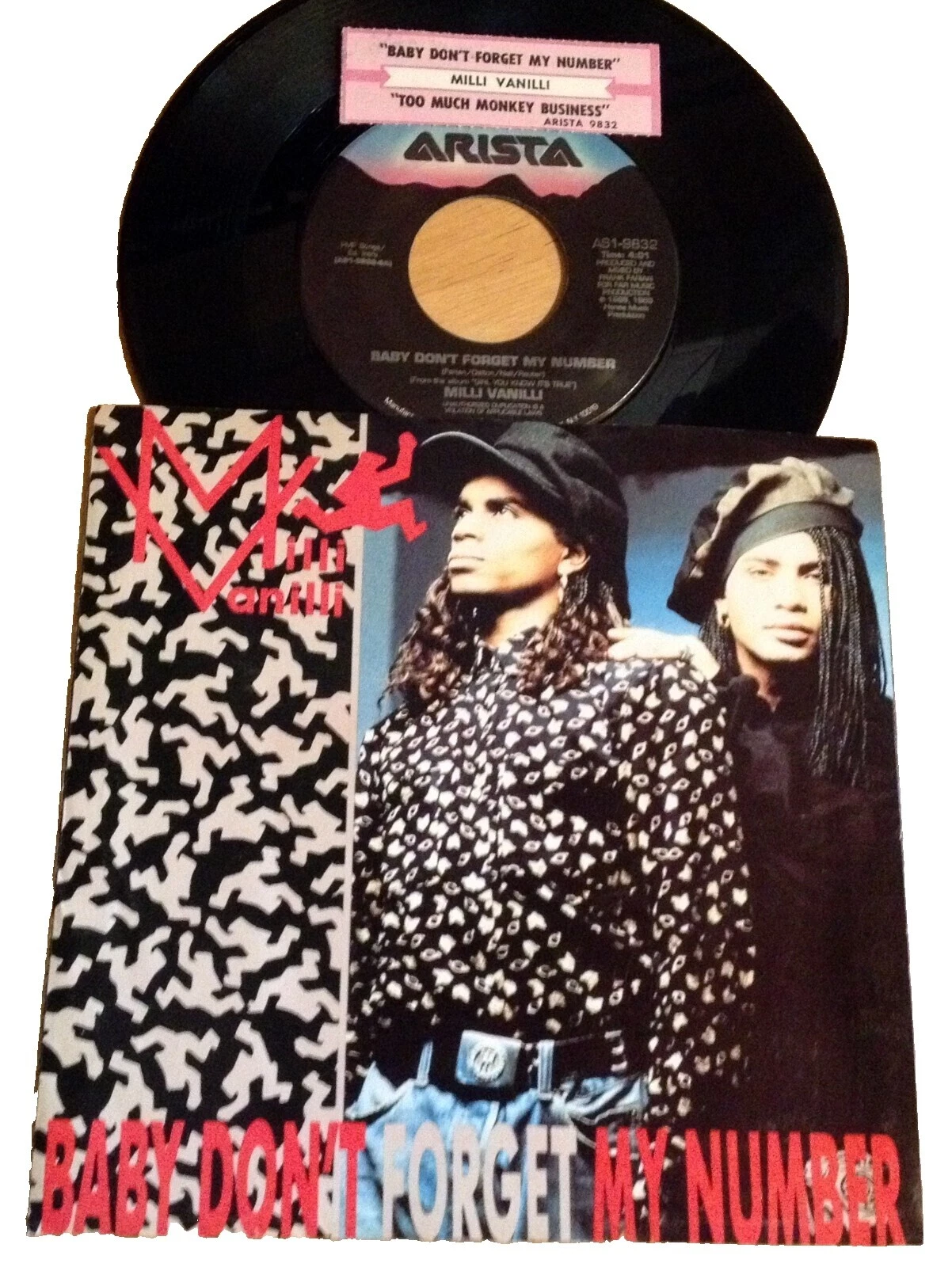 Discos de vinilo de rock Milli Vanilli
