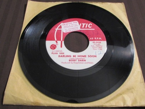 BOBBY DARIN DARLING BE HOME SOON/HELLO SUNSHINE 1967 PROMO 7" 45rpm 45-2420 OOP - Picture 12 of 19