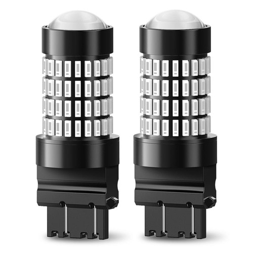 AUXITO 3157 LED Rojo Parada de Freno Luz Trasera Bombillas de Estacionamiento 3057 Par Super Brillante - Imagen 11 de 12