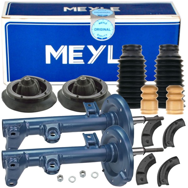 2X Meyle StoßDäMpfer + Service-Kit + Domlager Vorne FüR Mercedes CL203 S203-image
