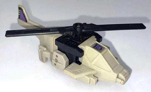 Vintage 1987 Hasbro G1 Transformers Duocons BATTLETRAP Helicopter Only Loose