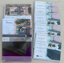 Creative Memories 7x7 3 Packs Scrapbook Refill Pages & 5 Packs Page Protectors