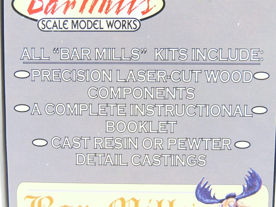 Kit láser molinos de barras escala HO 1/87 #0452 construcción "Bull's Salvage" Foto 3 de 4