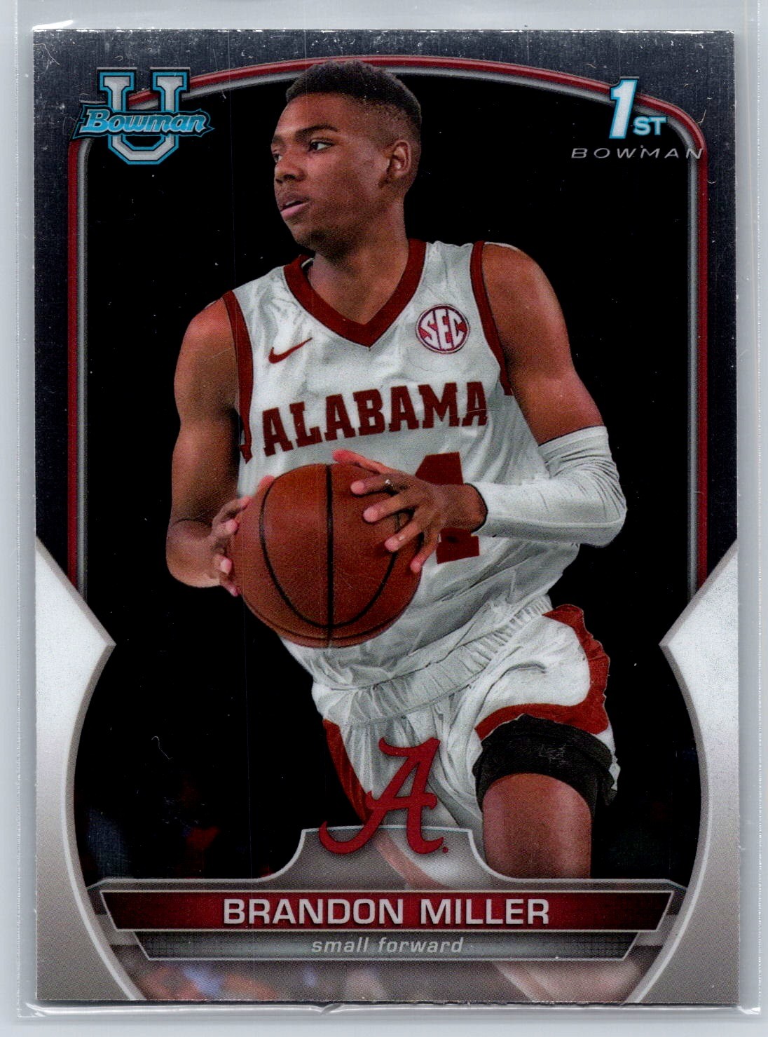 2022-23 Bowman University Chrome #80 Brandon Miller
