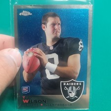 Topps Chrome 2013 Tyler Wilson Rookie Card #19 1969 Design Raiders NFL. rookie card picture