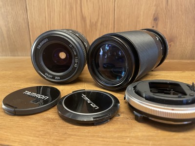 *2 Lens : Exc+5* Tamron 28-70mm F/3.5-4.5 & 70-150mm F/3.5 w/ Adapall Canon FD