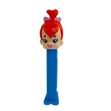 Pebbles Flintstone PEZ Dispenser Blue Stem Made in Slovenia Collectible Toy
