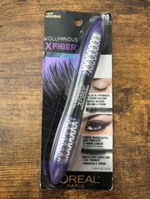LOREAL Voluminous X Fiber Mascara 215 Blackest Black Waterproof VHTF Retired