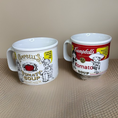 #ad Vintage Campbell#x27;s Kids Soup Mugs Set of 2 by Westwood International $15.00