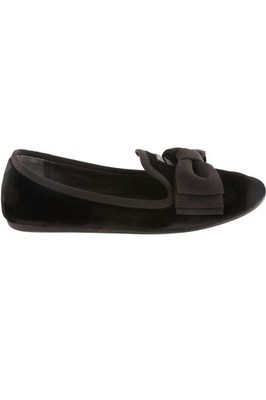 MIU MIU SCHWARZE SAMT HALBSCHUHE EU 39 UK 6 US 9