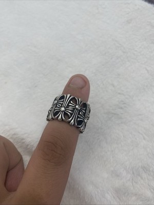 Chrome Hearts Cemetery Ring Size 8 [Authentic] 925 2003 Sterling
