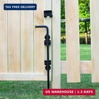 18/24 Inch Cane Bolt Gate Latch Heavy Duty Drop Rod for Wood Gates