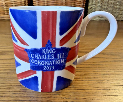 Marks Spencer King Charles III Coronation Mug 2023 Union Jack M&S NEW NO BOX