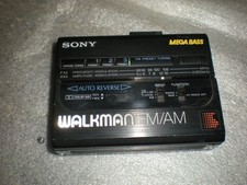 FOR PARTS OR REPAIR Sony Walkman WM-AF64 Radio Cassette Player
