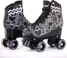 Retro Quad Design Roller Skates