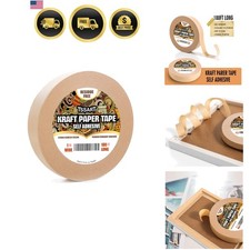 Kraft Paper Tape K49 - Self Adhesive Brown Frame Backing Tape Packing Tape wi...