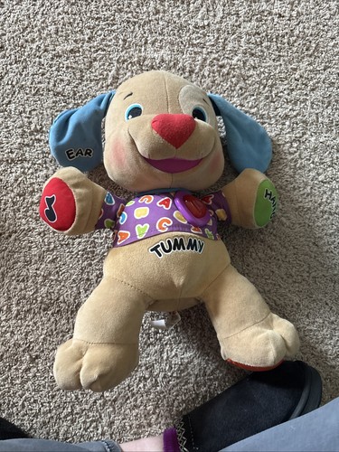 Fisher Price Laugh-N-Learn Plush Puppy Dog Interactive; Sings, Talks, Lights Up