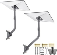 Starlink Gen 3 Wall Mount for Standard 4/4X/V3 Dish - Heavy Duty Alloy Steel