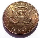 1966 Kennedy Half Dollar Circulated - 40% Silver - "Golden" toning