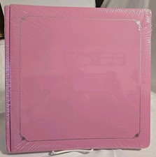NIP Creative Memories Pink 12x12 Album with silver trim.