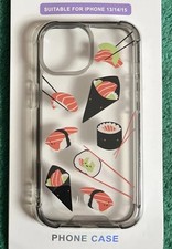 iPhone 13 / 14 / 15 Phone Case *NEW* Excellent Stocking Filler JAPANESE SUSHI