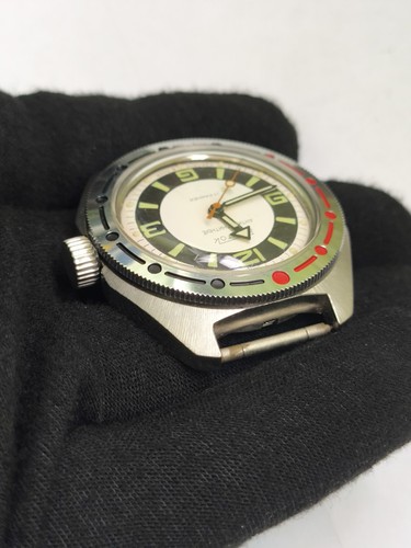 πππRare Soviet diver military watch VOSTOK Amphibian USSR - Picture 7 of 20